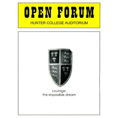 <span itemprop="name">Courage; The Impossible Dream?: An Open Forum</span>