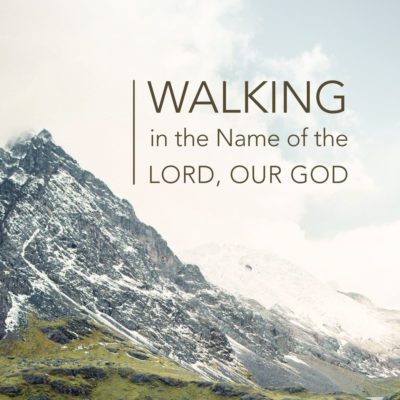 <span itemprop="name">Walking in the Name of the Lord Our God</span>